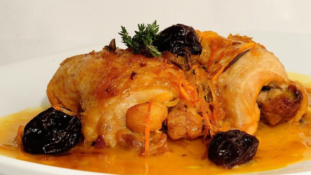 Receta pollo naranja horno